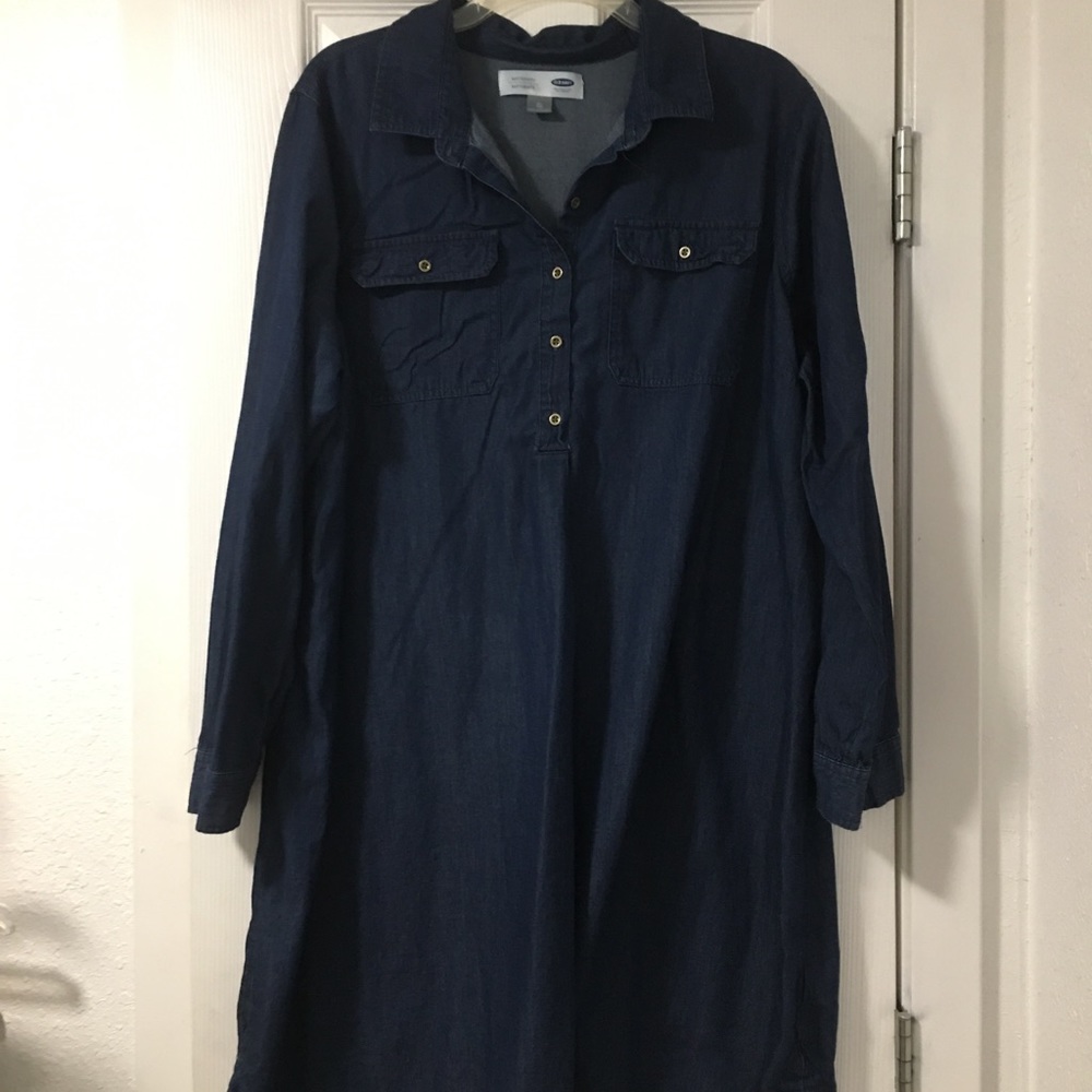 Old Navy Denim Maternity Dress XL
